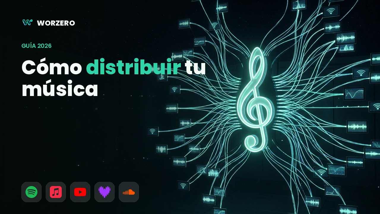 Cómo distribuir tu música en todas las plataformas (guía 2026)