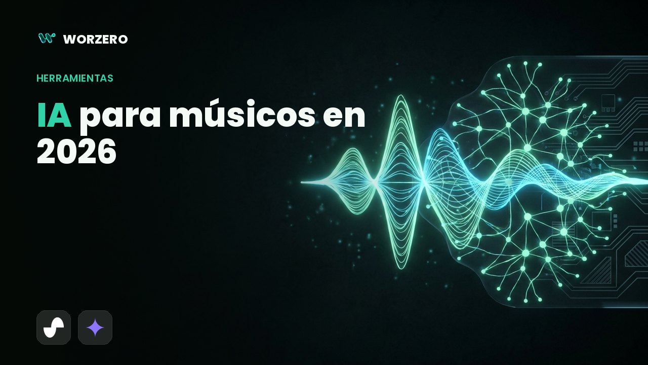 Herramientas de IA para músicos en 2026 (producción, marketing y lo que conviene evitar)